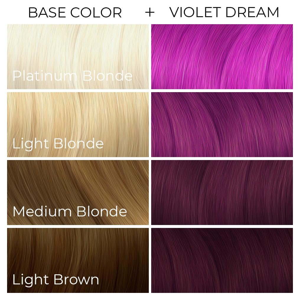 Arctic Fox Semi-Permanent Hair Color - Violet Dream 8 fl oz | Vegan & Cruelty-Free, Ammonia-Free, Conditioning Hair Dye for All Hair Types Avelisse