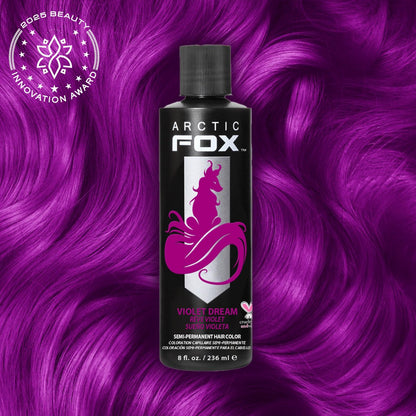 Arctic Fox Semi-Permanent Hair Color - Violet Dream 8 fl oz | Vegan & Cruelty-Free, Ammonia-Free, Conditioning Hair Dye for All Hair Types Avelisse