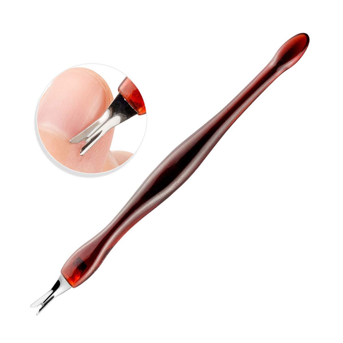 Professional 3-Piece Cuticle Trimmer Set - Stainless Steel Cuticle Pusher & Dead Skin Remover for Nail Art - görsel 9