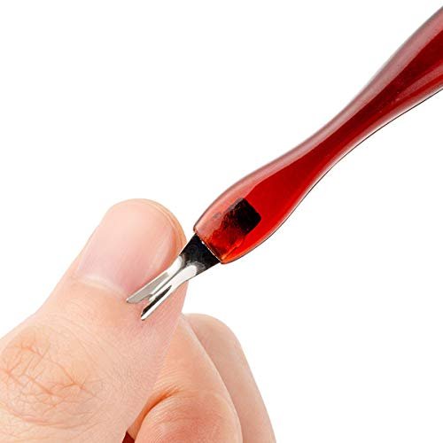 Professional 3-Piece Cuticle Trimmer Set - Stainless Steel Cuticle Pusher & Dead Skin Remover for Nail Art - görsel 8