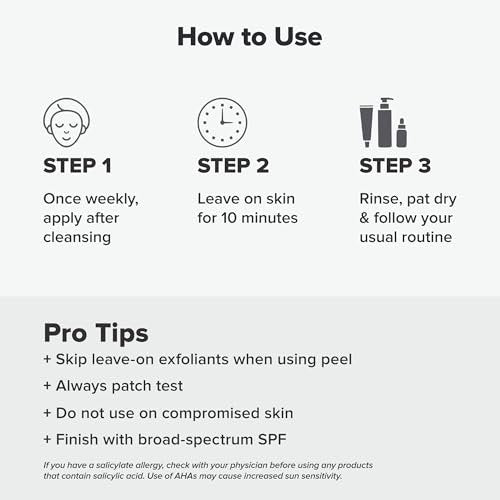 Paula's Choice Skin Perfecting 25% AHA + 2% BHA Face Exfoliant Peel – Professional-Grade Facial Peel for All Skin Types, Fragrance-Free, 1 oz Avelisse