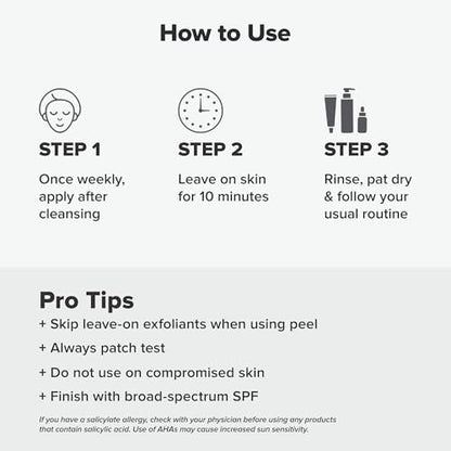 Paula's Choice Skin Perfecting 25% AHA + 2% BHA Face Exfoliant Peel – Professional-Grade Facial Peel for All Skin Types, Fragrance-Free, 1 oz Avelisse
