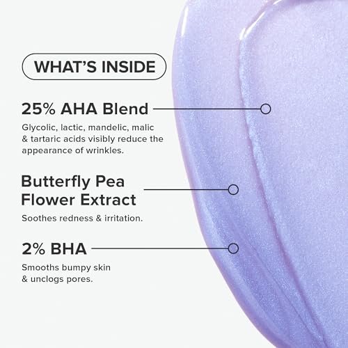 Paula's Choice Skin Perfecting 25% AHA + 2% BHA Face Exfoliant Peel – Professional-Grade Facial Peel for All Skin Types, Fragrance-Free, 1 oz Avelisse