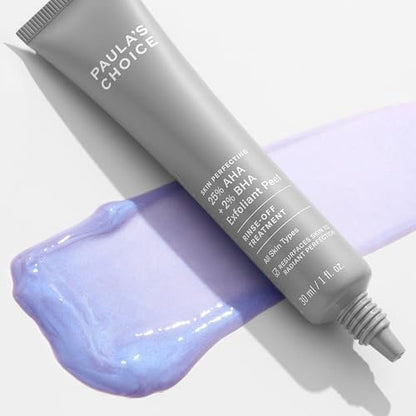 Paula's Choice Skin Perfecting 25% AHA + 2% BHA Face Exfoliant Peel – Professional-Grade Facial Peel for All Skin Types, Fragrance-Free, 1 oz Avelisse