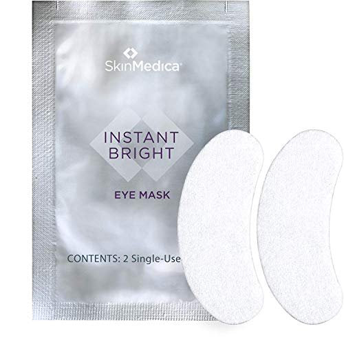 SkinMedica Instant Bright Under Eye Masks – Cooling Hydrogel Eye Patches to Reduce Puffiness & Dark Circles, Hydrate & Soothe (6 Count) Avelisse