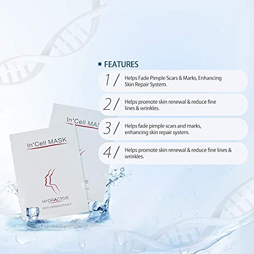 Koi Beauty Post Microneedling Soothing Mask - Cooling & Deep Hydration Sheet Mask for Face Redness Relief after Derma Roller or Microneedle Pen Treatment, Calming Skin Care - 5 Packs Avelisse