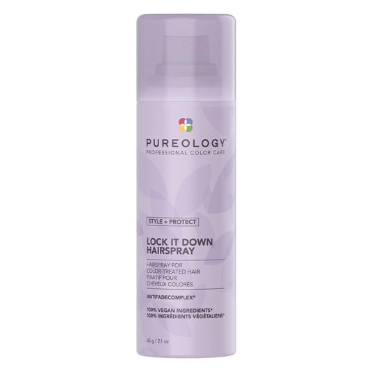 Pureology Style + Protect Lock It Down Hairspray for Color-Treated Hair, Maximum Hold, 11 oz Avelisse