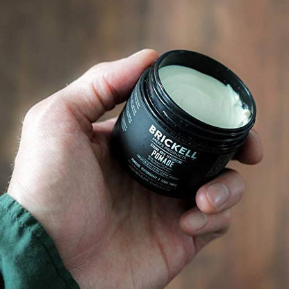 Brickell Men's Strong Hold Texturizing Pomade - Natural & Organic Hair Styling Fiber Pomade for Men, 2 oz