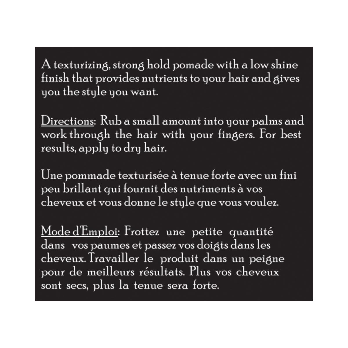 Brickell Men's Strong Hold Texturizing Pomade - Natural & Organic Hair Styling Fiber Pomade for Men, 2 oz - görsel 9