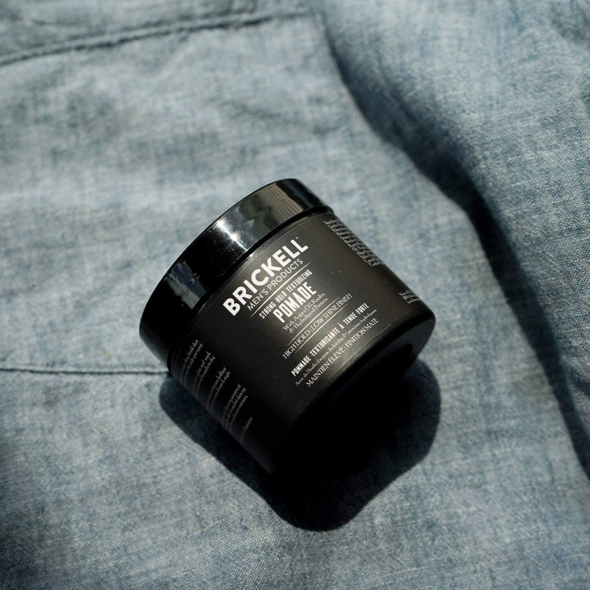 Brickell Men's Strong Hold Texturizing Pomade - Natural & Organic Hair Styling Fiber Pomade for Men, 2 oz - görsel 3