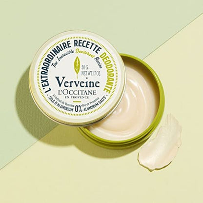 L'Occitane Verbena Incredible Deodorant - 1.7 fl oz Natural Deodorant for Women Avelisse