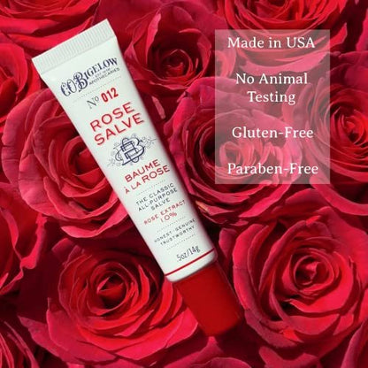 C.O. Bigelow Rose Salve Tubes, Pack of 3 - All Purpose Lip Balm & Skin Moisturizer, 0.5 oz Each Avelisse