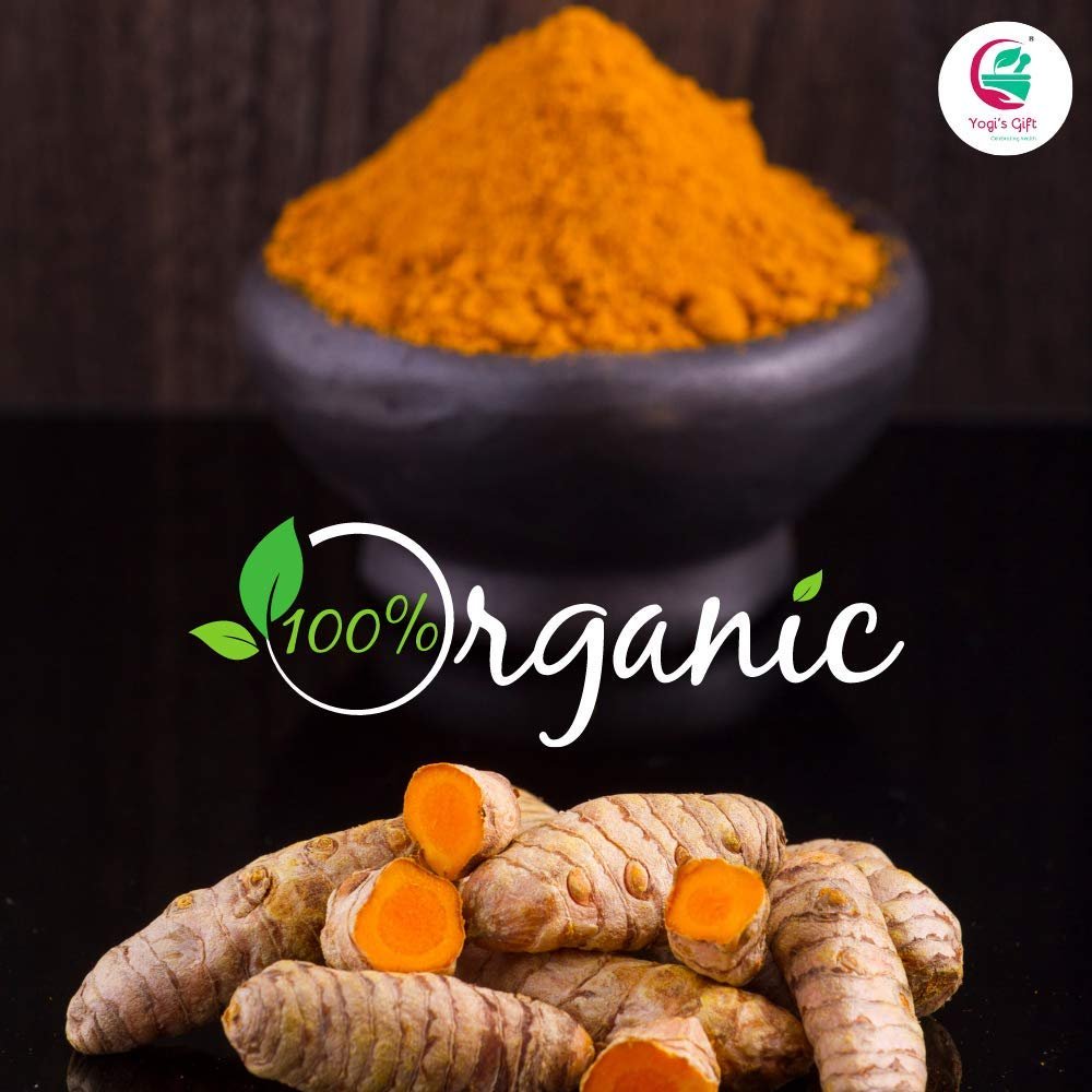 100% Pure Wild Turmeric Powder for Face & Skin – Kasturi Manjal (Curcuma Aromatica) – 8 oz (227g) – Promotes Glowing Skin – Yogi's Gift - görsel 8
