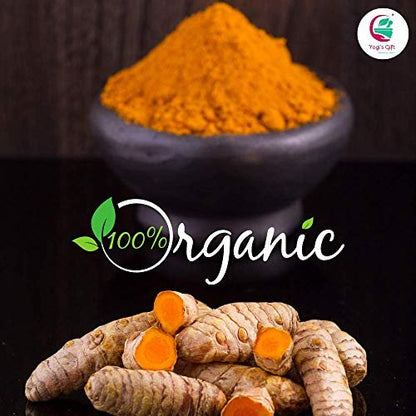 100% Pure Wild Turmeric Powder for Face & Skin – Kasturi Manjal (Curcuma Aromatica) – 8 oz (227g) – Promotes Glowing Skin – Yogi's Gift