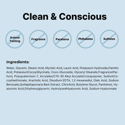 COSRX Hydrium Triple Hyaluronic Moisturizing Cleanser - 150ml | Hydrating Daily Face Wash for Dry Skin with Hyaluronic Acid & Vitamin B5, Paraben-Free, Cruelty-Free Korean Skincare