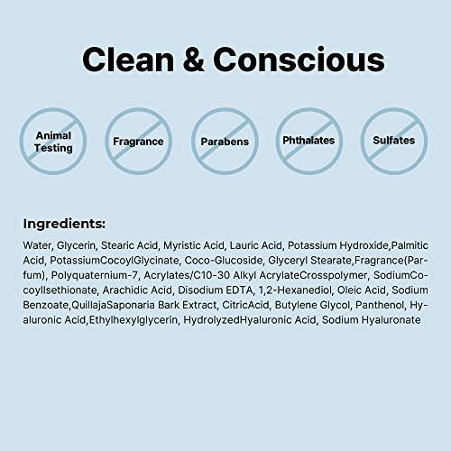 COSRX Hydrium Triple Hyaluronic Moisturizing Cleanser - 150ml | Hydrating Daily Face Wash for Dry Skin with Hyaluronic Acid & Vitamin B5, Paraben-Free, Cruelty-Free Korean Skincare - görsel 14