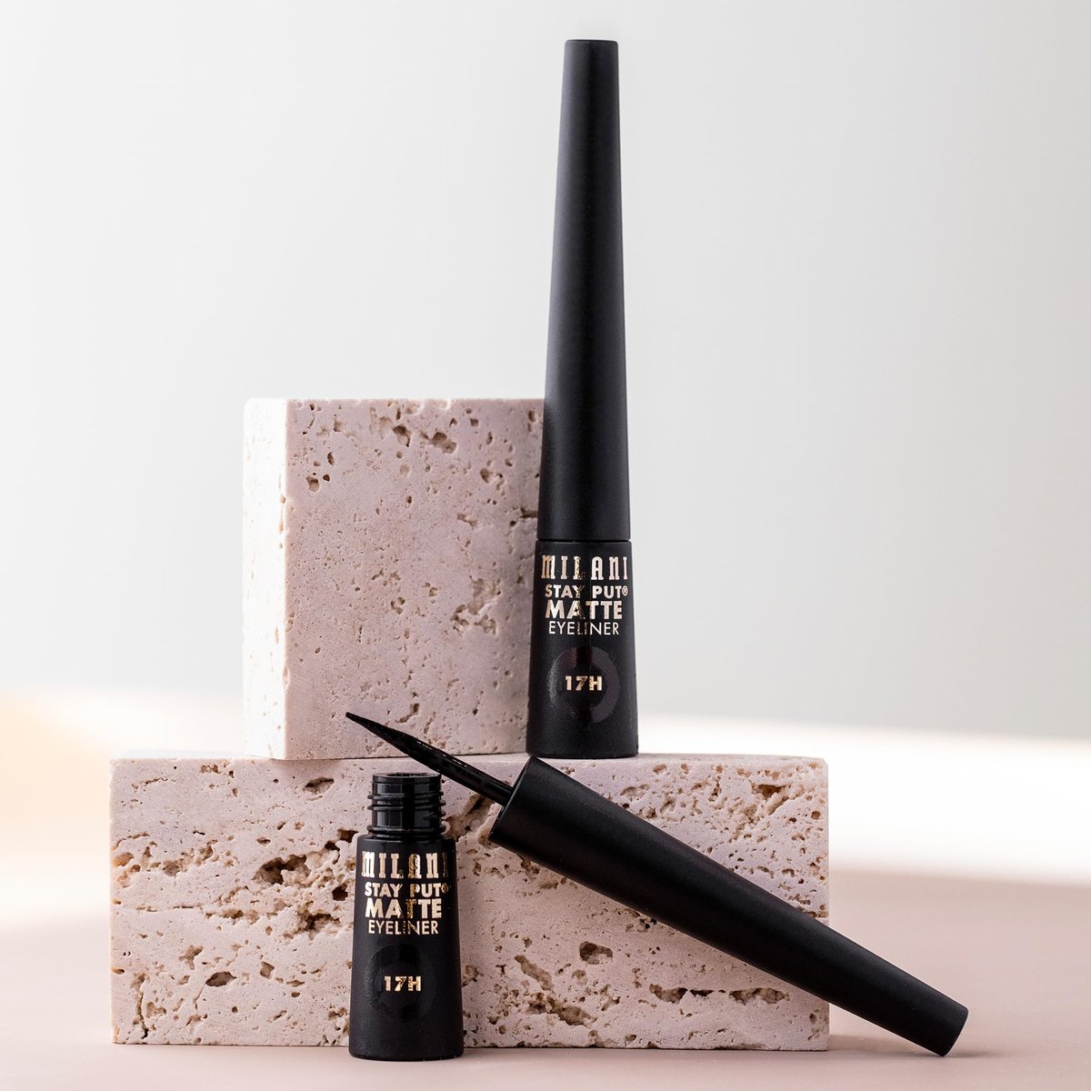 Milani Stay Put Matte Liquid Eyeliner - Black, Waterproof, 17H Wear, Cruelty-Free, Vegan - görsel 8