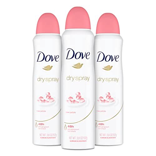 Dove Antiperspirant Deodorant Rose Petals 3.8 oz (Pack of 3) – 48-Hour Sweat & Odor Protection Avelisse