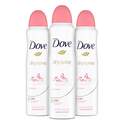 Dove Antiperspirant Deodorant Rose Petals 3.8 oz (Pack of 3) – 48-Hour Sweat & Odor Protection Avelisse