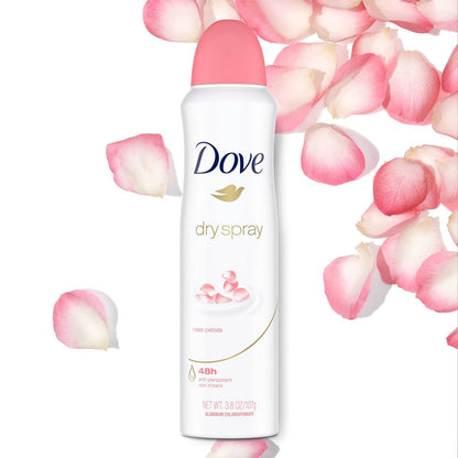 Dove Antiperspirant Deodorant Rose Petals 3.8 oz (Pack of 3) – 48-Hour Sweat & Odor Protection Avelisse