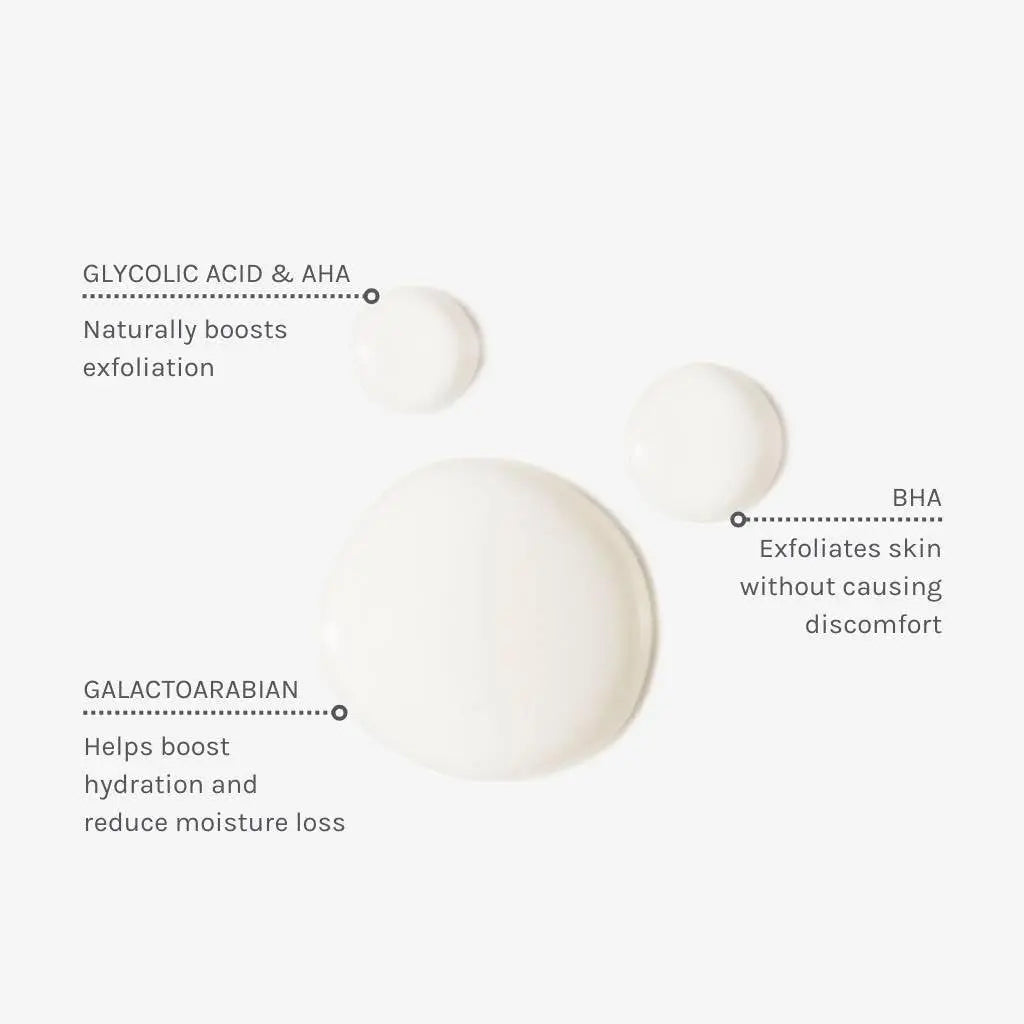 Evolve Organic Beauty Liquid Radiance Glycolic Toner - Smooth, Hydrate, Tone & Exfoliate with Malic + Citric Acid, Galactoarabian - Vegan Clean Beauty (3.4 fl oz) Avelisse
