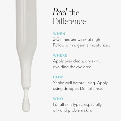 Bliss Clear Genius Clarifying Overnight Liquid Peel - 1 Fl Oz - Non-Irritating Exfoliating Night Treatment for Clear Pores, Vegan & Cruelty-Free - görsel 8