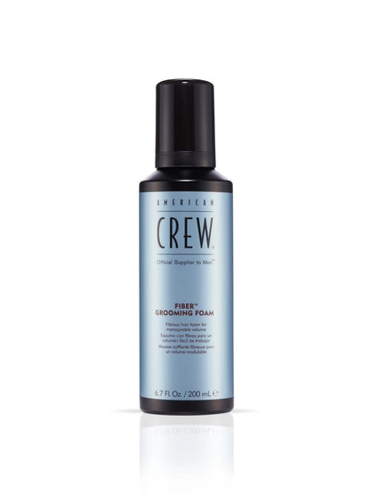American Crew Men's Hair Fiber Grooming Foam - 6.7 oz | Flexible Hold & Texture