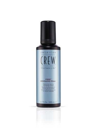 American Crew Men's Hair Fiber Grooming Foam - 6.7 oz | Flexible Hold & Texture