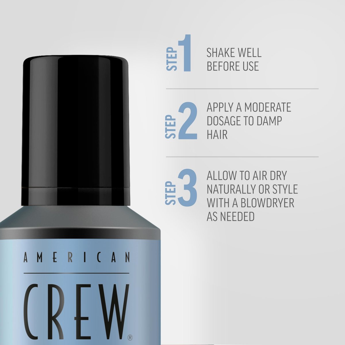 American Crew Men's Hair Fiber Grooming Foam - 6.7 oz | Flexible Hold & Texture - görsel 9