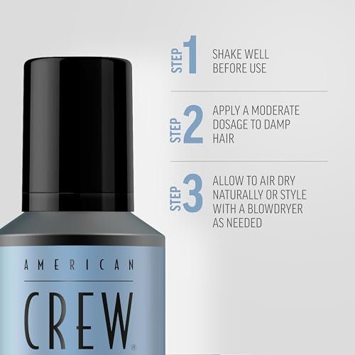American Crew Men's Hair Fiber Grooming Foam - 6.7 oz | Flexible Hold & Texture - görsel 10