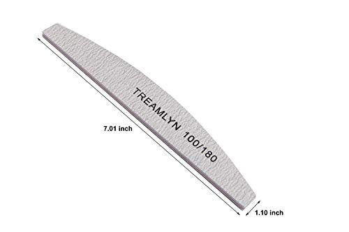 10 Pack 100/180 Grit Rough Nail File – Heavy Duty Emery Boards for Acrylic & Natural Nails, Strong Coarse Nail Filler for Home & Salon - görsel 12