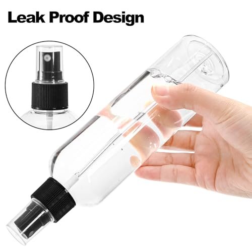 Bekith 16 Pack 8 oz Clear Plastic Spray Bottles - Empty Fine Mist Sprayer Bottles for Essential Oils, Travel, Perfumes Avelisse