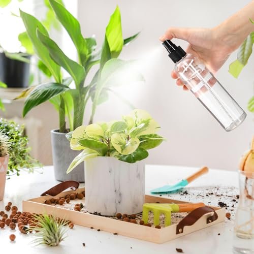 Bekith 16 Pack 8 oz Clear Plastic Spray Bottles - Empty Fine Mist Sprayer Bottles for Essential Oils, Travel, Perfumes Avelisse