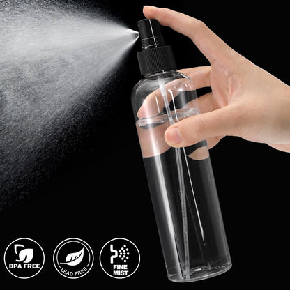 Bekith 16 Pack 8 oz Clear Plastic Spray Bottles - Empty Fine Mist Sprayer Bottles for Essential Oils, Travel, Perfumes Avelisse
