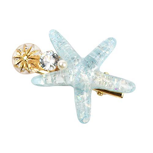 Shell Pearl Starfish Hair Clip Set – 4-Pack Multicolor Alligator Hair Clips for Women & Girls - görsel 8