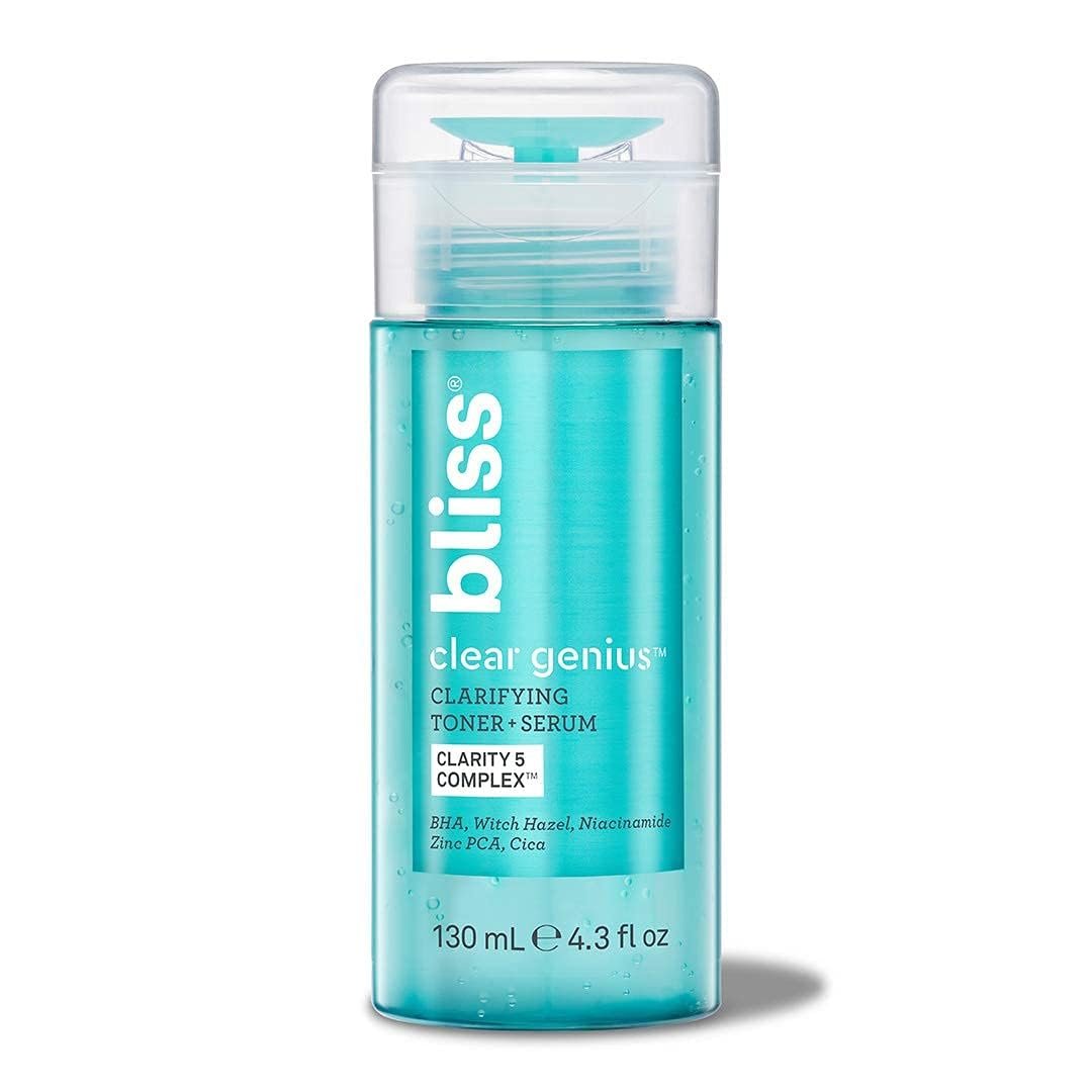 Bliss Clear Genius Clarifying Toner + Serum - 4.3 Fl Oz - Salicylic Acid & Niacinamide - Pore Purifying, Calming Toner - Vegan & Cruelty-Free - görsel 17