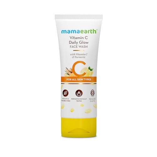 MAMAEARTH Vitamin C Daily Glow Face Wash with Vitamin C & Turmeric 100ml Avelisse