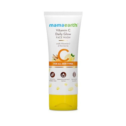 MAMAEARTH Vitamin C Daily Glow Face Wash with Vitamin C & Turmeric 100ml Avelisse