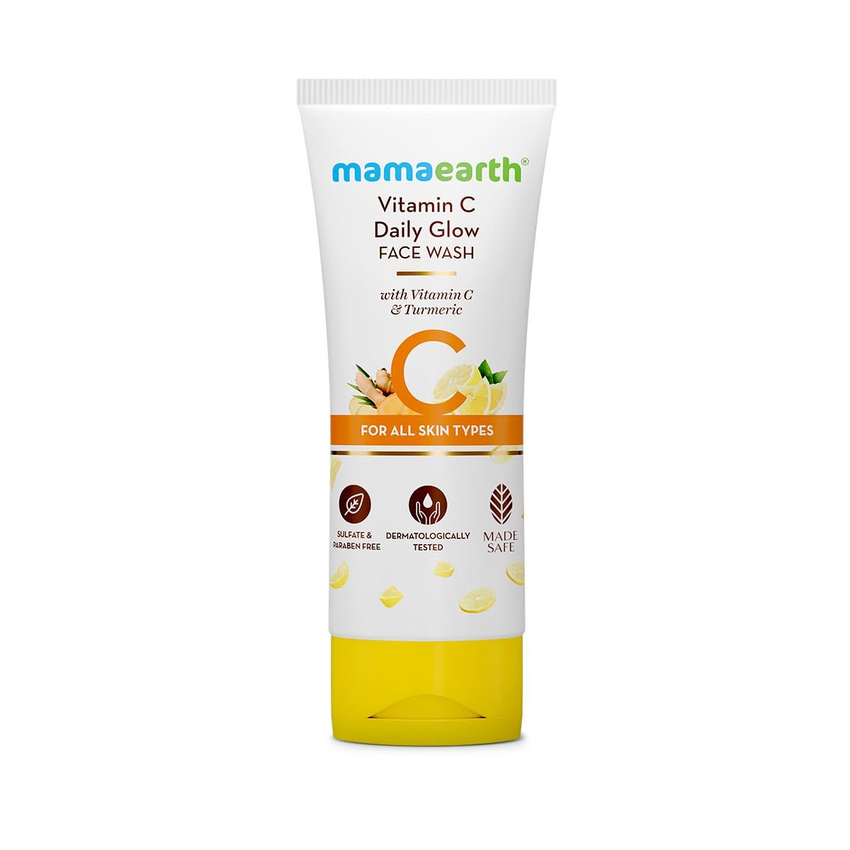 MAMAEARTH Vitamin C Daily Glow Face Wash with Vitamin C & Turmeric 100ml Avelisse