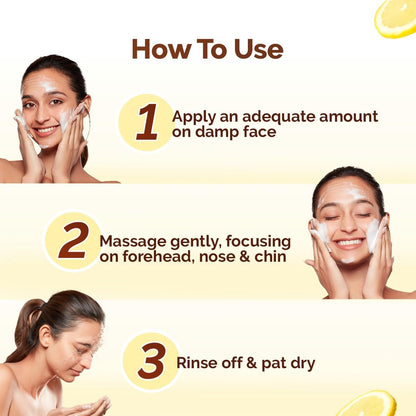 MAMAEARTH Vitamin C Daily Glow Face Wash with Vitamin C & Turmeric 100ml Avelisse