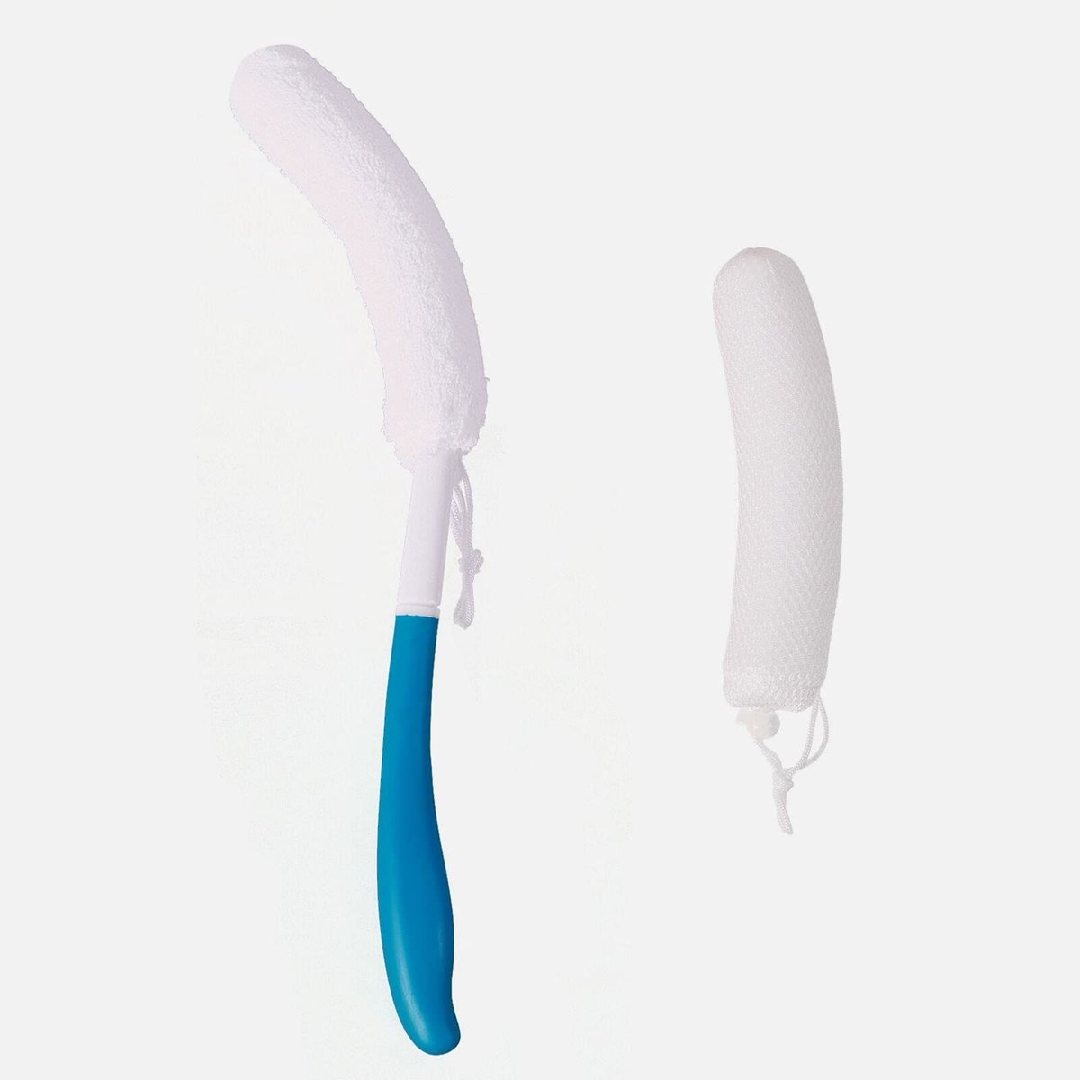 MagiDeal Anti-Slip Long Handled Bath Body Brush - Easy Reach for Seniors, Pregnant Women, and Elderly - Blue, 15.35 Inch - görsel 17