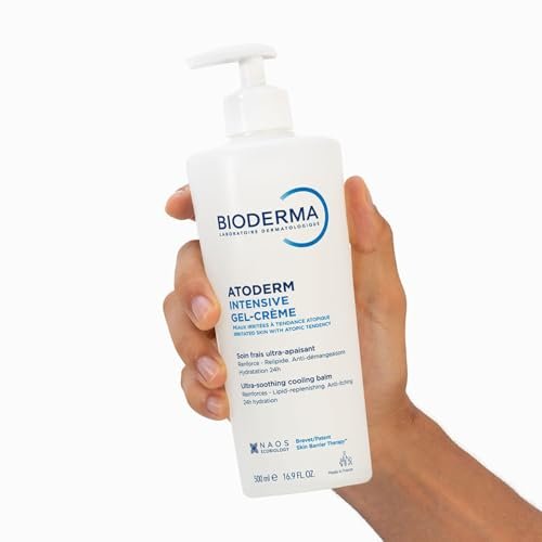 Bioderma Atoderm Intensive Gel-Cream – Soothing Body Moisturizer for Dry to Atopic Sensitive Skin, 24-Hour Hydration, 16.7 Fl Oz Avelisse