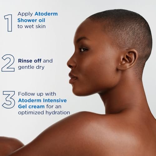 Bioderma Atoderm Intensive Gel-Cream – Soothing Body Moisturizer for Dry to Atopic Sensitive Skin, 24-Hour Hydration, 16.7 Fl Oz Avelisse