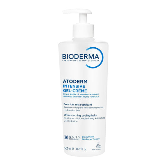 Bioderma Atoderm Intensive Gel-Cream – Soothing Body Moisturizer for Dry to Atopic Sensitive Skin, 24-Hour Hydration, 16.7 Fl Oz Avelisse