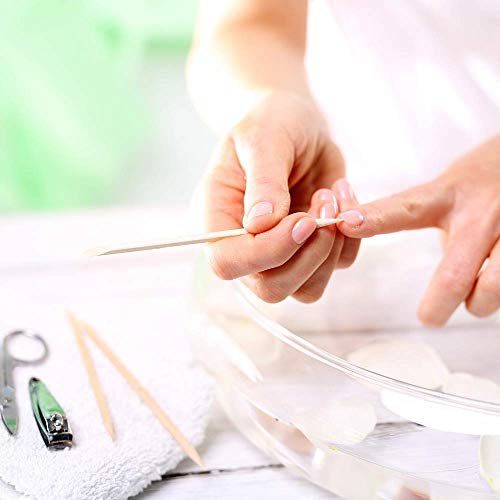 roomir 100PCS Orange Sticks for Nails 4.5 Inch - Wooden Cuticle Pusher & Remover Set - Non-Toxic, Skin-Safe - Wood Tools for Manicure & Pedicure - Disposable Set for Home & Salon - Won't Break Easily - görsel 10