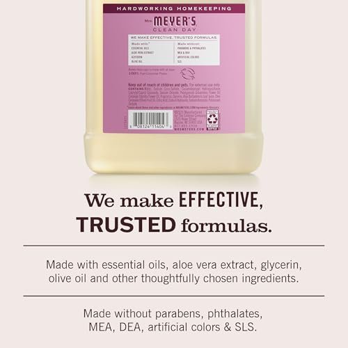MRS. MEYER'S CLEAN DAY Hand Soap Refill, Peony Scent, 33 Fl Oz - görsel 5