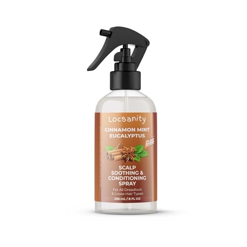 Locsanity Cinnamon Mint Eucalyptus Scalp Soothing & Conditioning Spray - 8 fl oz Avelisse