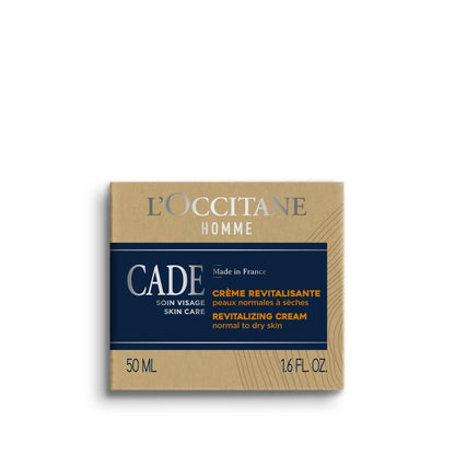 L'OCCITANE Cade Revitalizing Cream - 1.6 fl oz Face Moisturizer for Men Avelisse