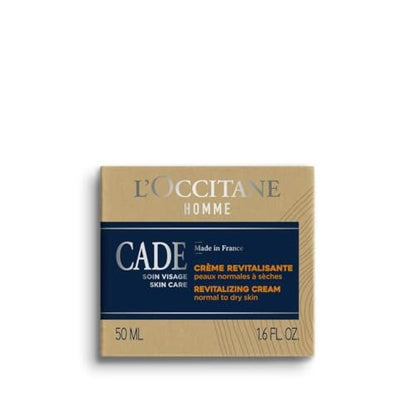L'OCCITANE Cade Revitalizing Cream - 1.6 fl oz Face Moisturizer for Men Avelisse