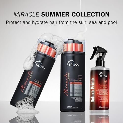 TRUSS Deluxe Prime Summer Hair Treatment – 8.79 oz | Protect & Repair Sun, Ocean & Pool Damage Avelisse